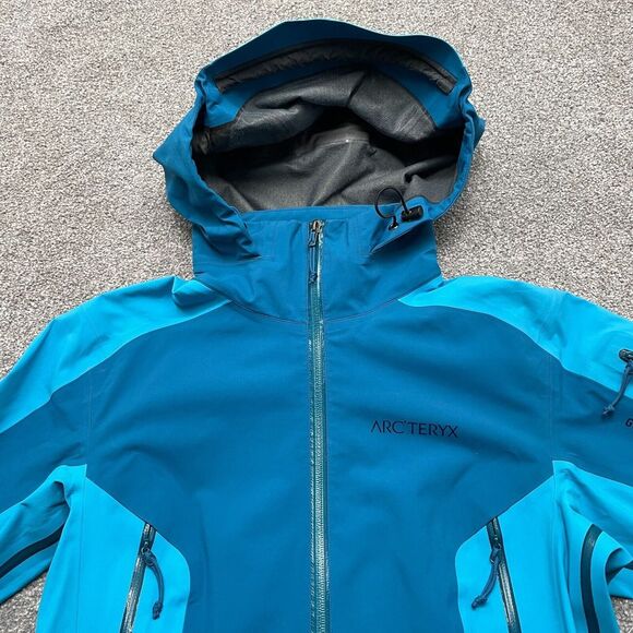 Arcteryx Jacket Adult Small Blue Stingray Ski Snowboard GTX Full Zip Coat Ladies - Picture 2 of 14